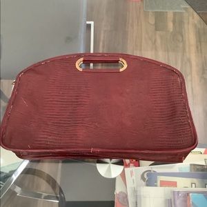 Extra vintage leather clutch